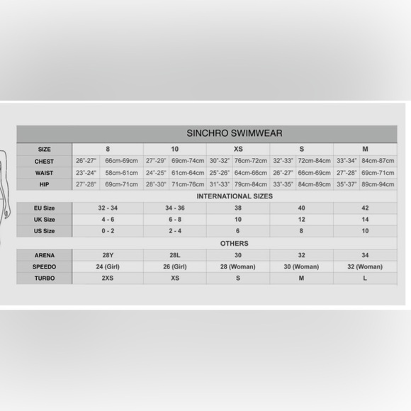 NEW YORK BLACK Synchro Swimsuit one piece M - Picture 13 of 13